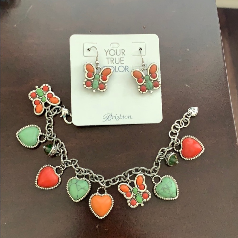 Brighton bracelet and earrings